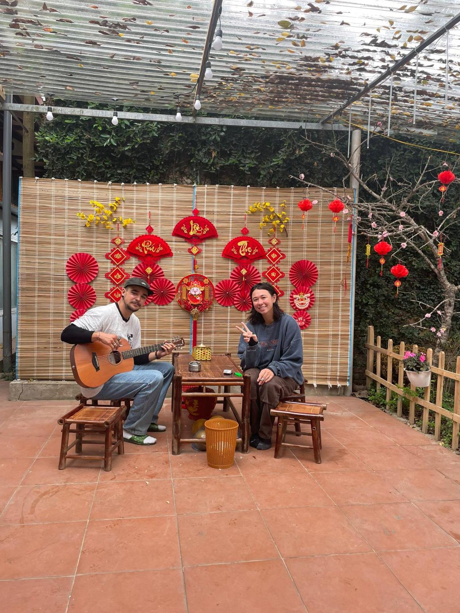 Happy Homestay Nghia Lo Exterior foto